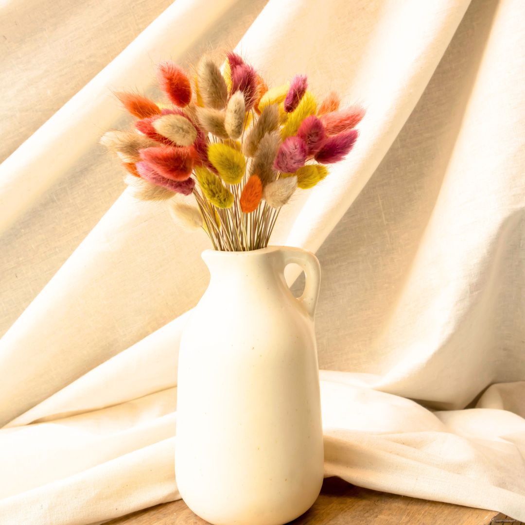 Fall Colour Bunny Tail Preserved Natural Flowers