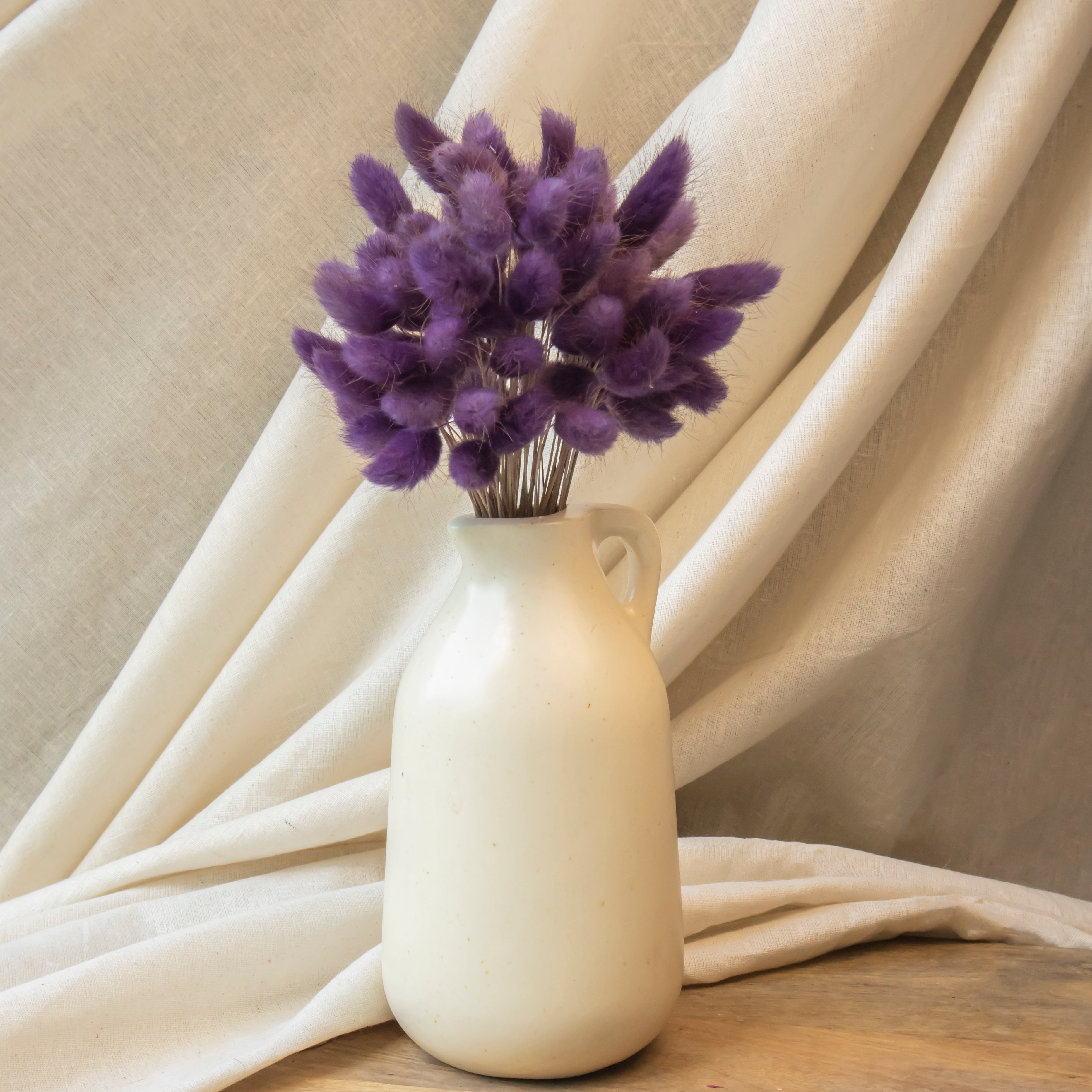 Purple Bunny Tail Preserved Natural Flowers