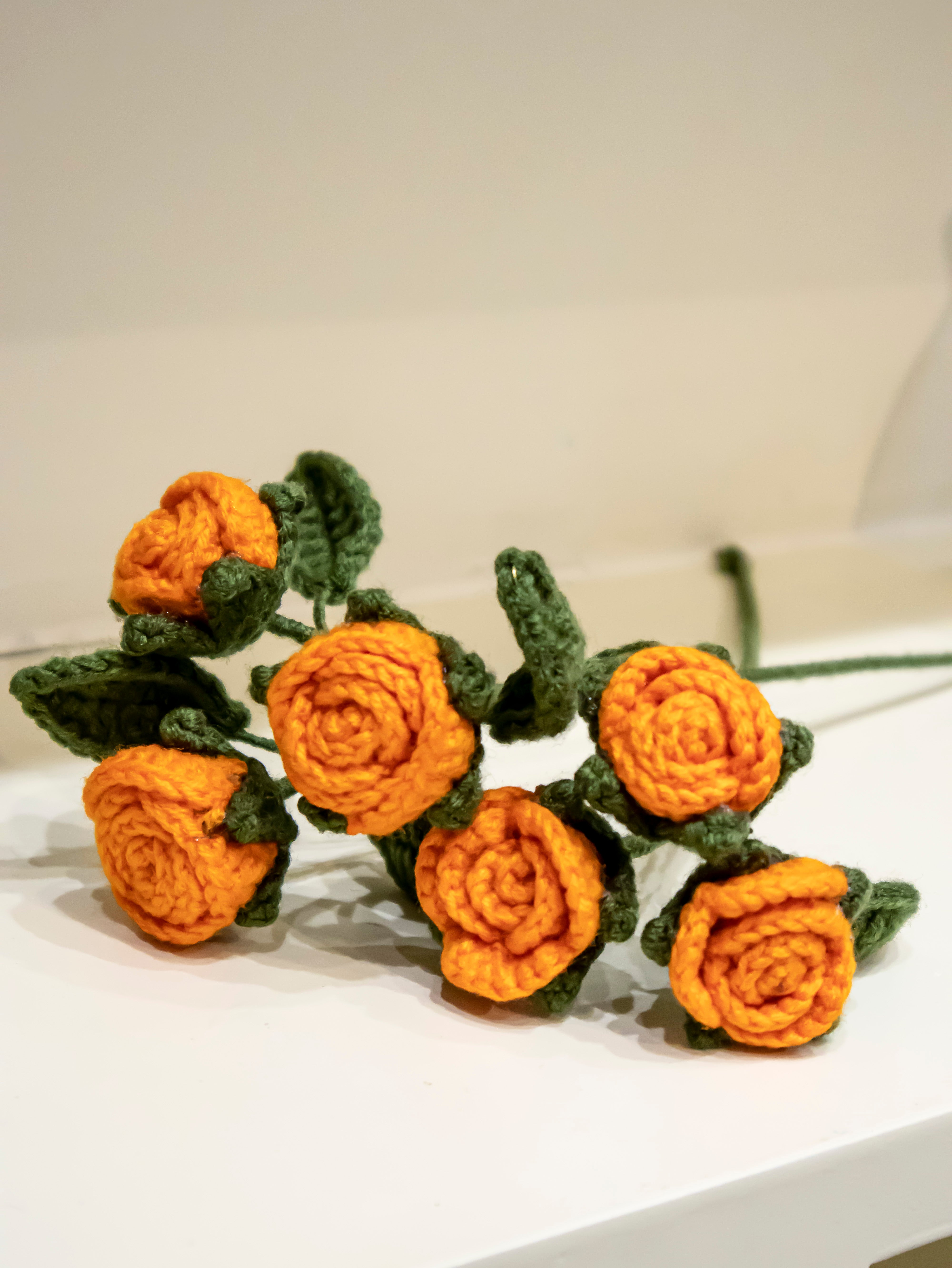 Crochet Spray Roses
