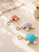 Blue Turtle Crochet Key-Chain
