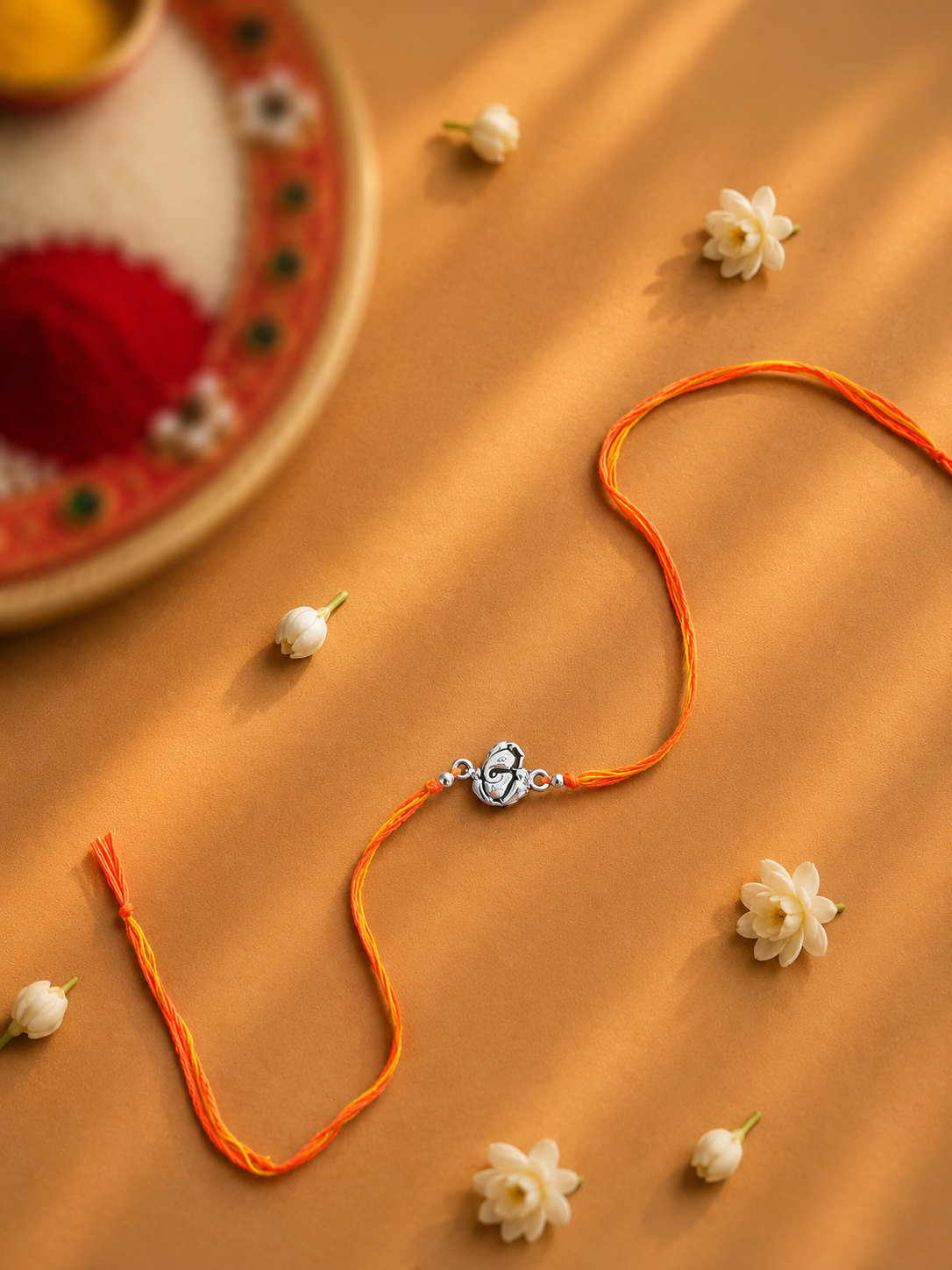 Silver Ganeshji Rakhi