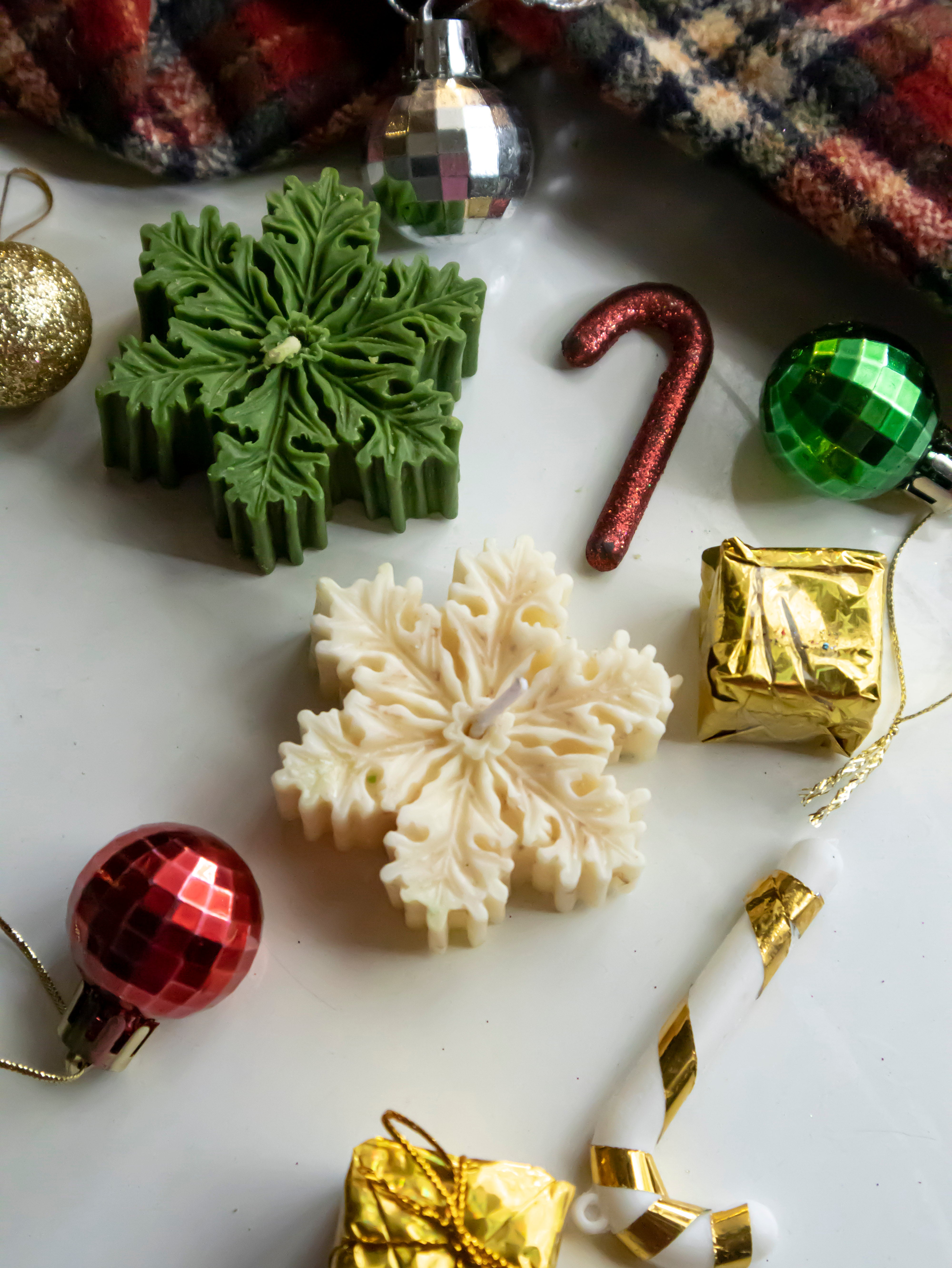 Snowflake Candle- Pine Oil