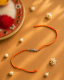 Silver Mustache Rakhi