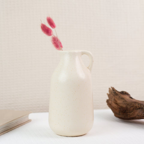 Milk Jug Vase- Cream