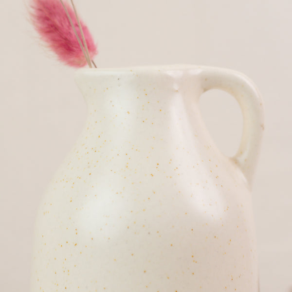 Milk Jug Vase- Cream